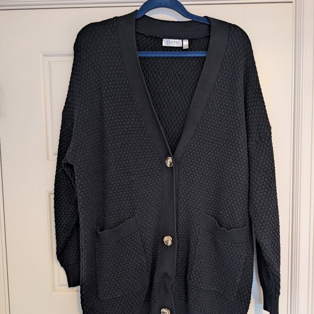 Cloth By Design Black Cardigan